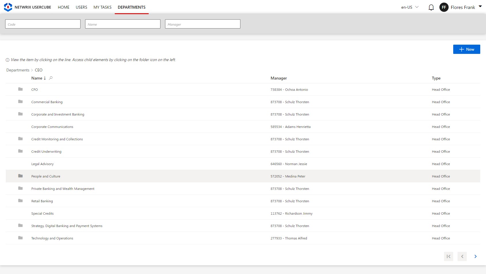 screenshot of Netwrix Identity Manager